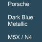 Preview: Porsche, Dark Blue Metallic, M5X / N4.